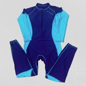 OM GEAR Women's Full Body Rash Guard One-Piece Swimsuit Size 3XL